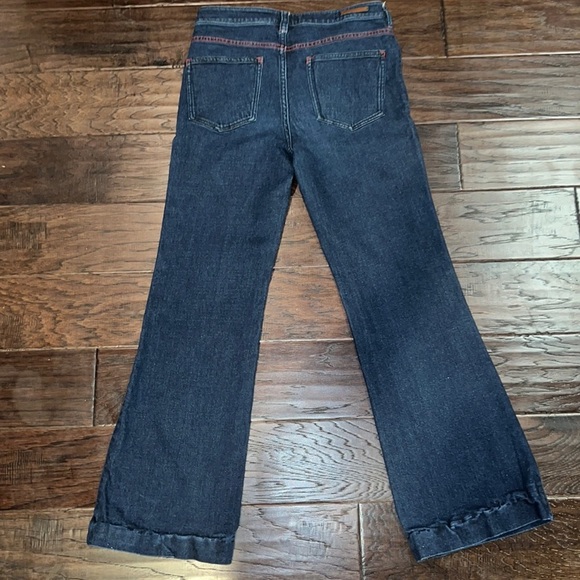 | Anthropologie | Stitched High-Rise Flare Jeans - Picture 6 of 7